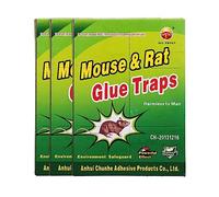 WeddHuis 3Pz Nuova Edizione Trappola Adesiva per Topi,Professionale Trappola per Colla Ratti per topino, Topo, Topolino, topolini, Ratto, Mouse - Rimozione efficiente dei roditori (21cm x 15,5cm)