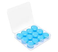 WeddHuis 6 Paia Tappi per Orecchie in Silicone Riutilizzabili, Impermeabili e Riduzione del Rumore, Ideali per Dormire, Nuoto e Ambienti Rumorosi, con Custodia da Viaggio