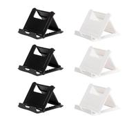 WeddHuis 6er-Pack supporto cellulare da tavolo pieghevole, supporto smartphone universale per tutti i cellulari mobili