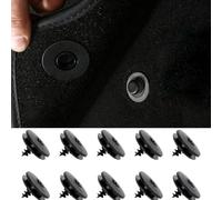 WeddHuis 8 pezzi Clip Universali per Auto, 3-in-1 universale, tappetini auto, clip di pressione, al tappeto auto, Set Per Tappetini, Clip Per Auto, Morsetto Fisso, Supporto Antiscivolo, tappeti gomma