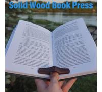 WeddHuis Fermalibro in Legno di Noce Fatto a Mano Accessorio per Lettura Reggi Pagine Regalo per Amanti dei Libri Lettori Biblioteche (23mm-25mm)