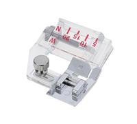 WeddHuis Piedino Bordatore Portatile Piedino per Rilegatura in Sbieco Piedino Bordatore Regolabile da 5 mm a 20 mm per la Maggior Parte delle Macchine da Cucire con Piedini a Scatto Piedino per Sbieco