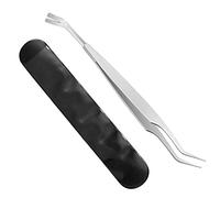 WeddHuis Pinzetta per Zecche, 1pcs Pinza per Zecche | Pinza Togli Zecche | Pinzetta Zecche Cani, Usato per Aiutare Gatti, Cani, Animali Domestici a Sbarazzarsi di Zecche e Pulci(Custodia in Pelle
