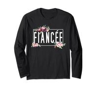 Wedding And Engagement Funny Bride And Bridesmaid Fiacée Maglia a Manica