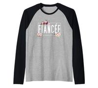 Wedding And Engagement Funny Bride And Bridesmaid Fiacée Maglia con Maniche Raglan