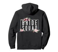 Wedding And Engagement Funny Bridesmaid Fiancée Bride Squad Felpa con Cappuccio