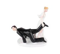 Wedding Cake Topper Art Figurina di sposi e sposi da tavolo