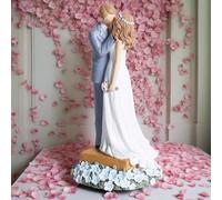 Wedding Cake Topper, Artigianato In Resina Figure D'angelo Figure Dipinte A Mano Ornamento Per Ufficio Casa Regali Di Nozze Per La Casa Negozio Decorazione Azienda Ufficio(bs20618)