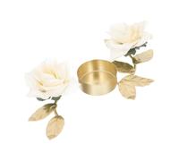 Wedding Candlestick Tealight Candle Holder Scented Candle Holder Wedding Flowers Bouquet Holder Golden Candlestick Stand Wreath Candle Ring Tealight C