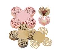 Wedding chocolate wrap, sophisticated truffle cups, enhances desserts