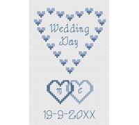 Punto Croce Matrimonio Kit Campione O Motivo - Florashell - Wedding Day