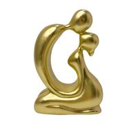 Wedding Figurine - Resin Abstract Coppia Statua Decor, Modern Romantic Ornament Scultura, Elegant Love Art Display | Meaningful Matrimonio Celebration Accent For Bridal Family Room Bedroom Table Home