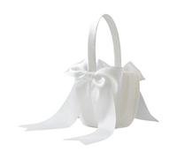 Wedding Flower Basket, Bridal Petal Basket, Rustic Wedding Holder, Big Bowknot, elegante e spazioso design per fiori, petali, candies, e regalo a matrimoni e eventi romantici