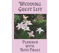 Wedding Guest List Planner with Note Pages Wedding Guest Organizer Perfect for Brides' Engagement Gift