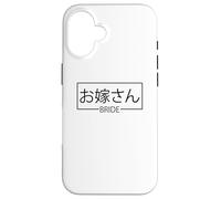 Wedding Honeymoon Bachelorette Fiancée Wife Japanese Bride Custodia per iPhone 16