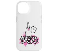 Wedding Honeymoon Bachelorette Fiancée Wifey Funny Bride Custodia per iPhone 14