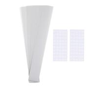 Wedding Invitation Belly Bands, 100 Pieces Translucent Floral Wrap Bands, Decorative Envelope Sleeves Ribbon Elegant Card Belly for Engagement Graduation Party Planner Stationery Use