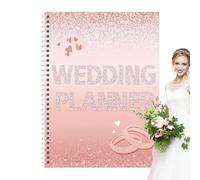 Wedding Planner | Libro da sposa per la pianificazione del matrimonio, lista di controllo, quaderno per matrimonio, fidanzamento, festa dello sposo, compleanno, anniversario, matrimonio compleanno