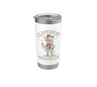 Wedding Planner Wrangler Meme Frog Wedding Planner Cowboy Bicchiere termico in acciaio inox doppia parete