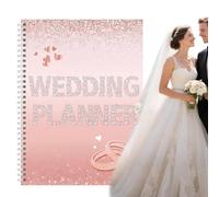 Wedding Planners | Libro da sposa per la pianificazione del matrimonio | Conto alla rovescia Agenda Scrapbook estetica per diario luna di miele