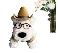Wedding Ring Box, Plush Dog Organizer, 3.94x3.94in Adorable Jewelry Storage, Compact Engagement Ready Design, Soft Velvet Material for Proposal, Wedding, Valentine’s Day Present