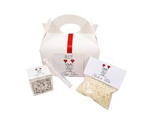 wedding Set Scatoline Bag Fai da Te Bolle di Sapone segnaposto Sacchetti (Cuori)