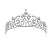 Wedding Tiara Bridal Tiara Crystal Diadem Principessa Principessa Tiara Accessori per capelli da sposa