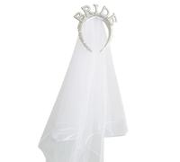 Wedding Veil Tiara - Chic Pearl Crawn, Stylish Bride Hairband