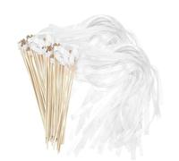 Wedding Wands, 30 bastoncini con campana e nastri per matrimoni, bacchette magiche per matrimonio, stelle filanti, stelle filanti, vengono utilizzati per matrimoni, compleanni, feste, feste e feste
