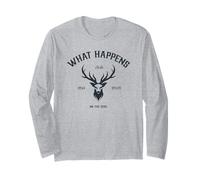 Wedding What Happens on The Stag Maglia a Manica