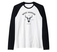 Wedding What Happens on The Stag Maglia con Maniche Raglan