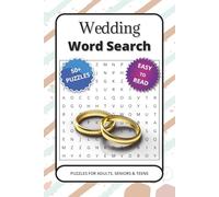 Wedding Word Search Puzzle Book: Wedding Word Search Puzzle Book: Word Searches with Easy to Read Print about Wedding, Engagement, Honeymoon and More ... Gift for Vacations, Holidays and Free Times