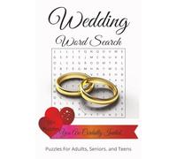 Wedding Word Search Puzzle Book: Word Searches with Easy to Read Print About Wedding, Marriage, Couples and More| 6x9 inches, 110 pages| 50+ Puzzles... Gift for Vacation, Holidays, and Relaxing