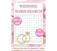Wedding Word Search: Word Searches with Easy to Read Print about Wedding, Bridesmaid, Bridal Shower and More | 6x9 inches, 110 pages | 50+ Puzzles ... ... Brides-to-Be, Bridesmaids & Wedding Guests