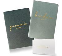 WeddingGiftsWedding Libri per i voti per lui e per lei, libri di voti per sposi e sposo, accessori essenziali per matrimoni (XZ-GB-Sage)