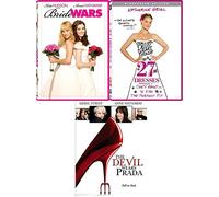 Weddings and Rivals Collection - Bride Wars & 27 Dresses + Devil Wears Prada 3-DVD Romantic Comedy Bundle