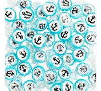 WeddingTree anchor caramelle ancora blu - 500 g caramelle Rocks caramelle avvolte a mano pacco caramelle bulk - decorazione da tavolo per matrimoni, battesimo o la comunione