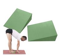 Wedge Schiuma Yoga - Cuneo In Schiuma Per Pose Di Yoga | Blocco Di Supporto In Schiuma Da, Piastra Di Inclinazione In Schiuma Del Polso Allungamento Ginocchio, Supporto Posteriore In Schiuma I
