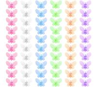 Wedhapy Clip per Piante 60 Pezzi in plastica a Forma di Farfalla per Orchidee per sostenere steli Viti e Piante rampicanti per farle Crescere in Verticale 3, 8 x 4 cm.