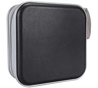 Wedhapy Custodia per CD e DVD, Plastica Nera, 40 Capacità, 16x16x8 cm, Organizzatore per Casa e Viaggio