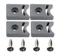 Wedhapy Fermaporta Scorrevole Fermaporta Doccia con Vite 4 Set Preforato Sostituzione Porta Scorrevole Blocco Protettivo Anti-Collisione Accessori Doccia