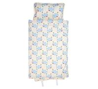 Wedhapy Tappetino per Il pisolino dei Bambini con Cuscino Sacco a Pelo Portatile per Bambini a Forma di squalo 50x20 Pollici per casa Scuola Materna Asilo Nido