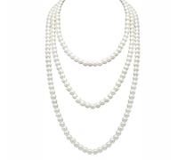 Wedity 1920 Collana Vintage Imitazione Perle Lunga - Costume Del Partito Gioielli Accessori per Donne e Ragazze