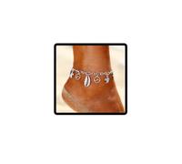 Wedity Shell Sea Star Turtle Wave Braccialetto alla caviglia per le donne Cavigliera Boho Beach Cavigliere Catene A Piede Regolabile