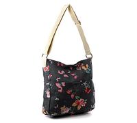 Wedmay - Borsa a tracolla da donna, in tela, con fiori, farfalle, gufi, borse a tracolla per la scuola, Farfalla nera, Large