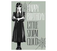 WEDNESDAY Biglietto di auguri di compleanno con scritta Happy Birthday Little Storm Cloud