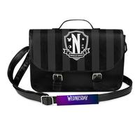 Wednesday Borsa Tracolla Ragazza Adolescenti con Portamonete Piccolo, Borsetta Bambina con Cinturino Regolabile, Idee Regalo