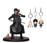 Wednesday Figura Wednesday Cello + Portachiavi Sd Toys