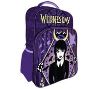 Wednesday Grande Viola Zaino Con Anteriore Zip Tasca E Imbottito Cinghie
