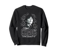 Wednesday I Cause Chaos I Don't Succumb To It Portrait Felpa